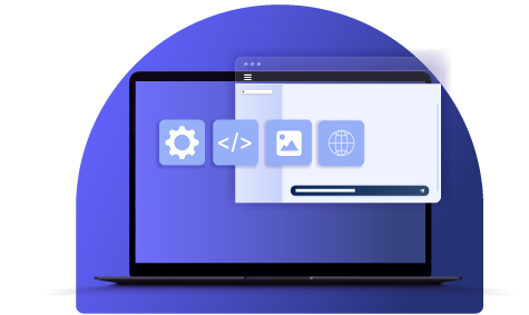 Web Hosting Illustration